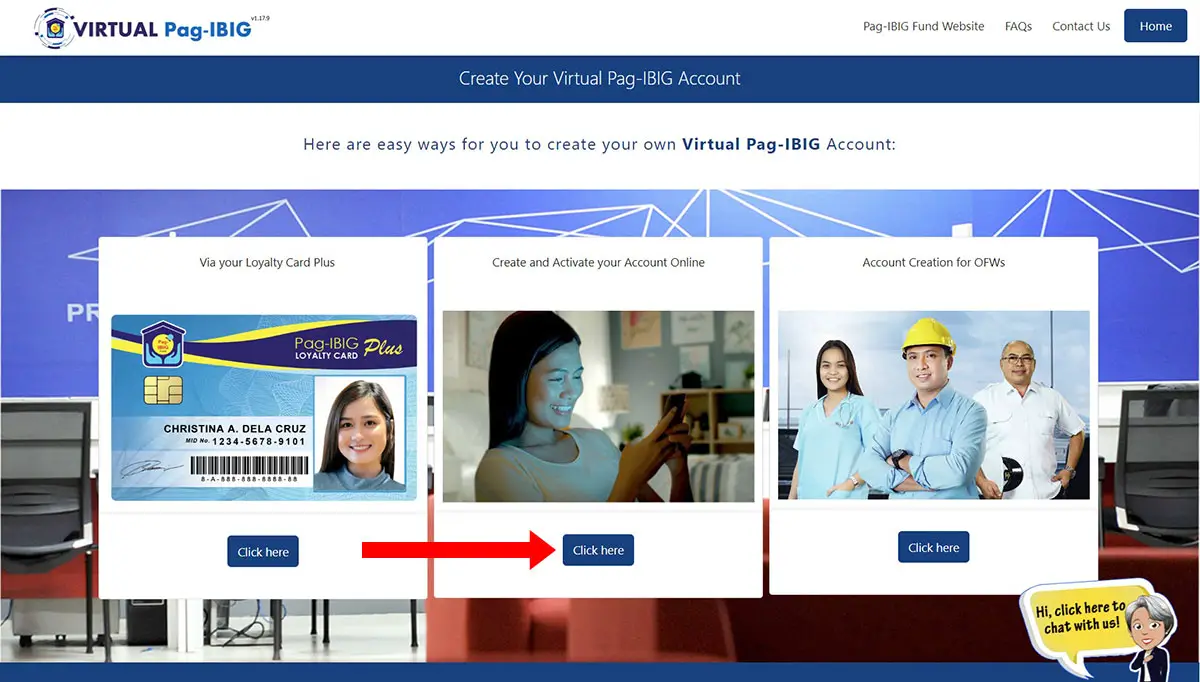 Create and activate your account online