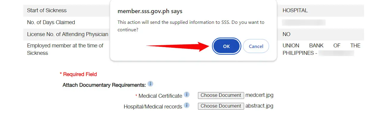 提交您的 SSS 疾病福利申请