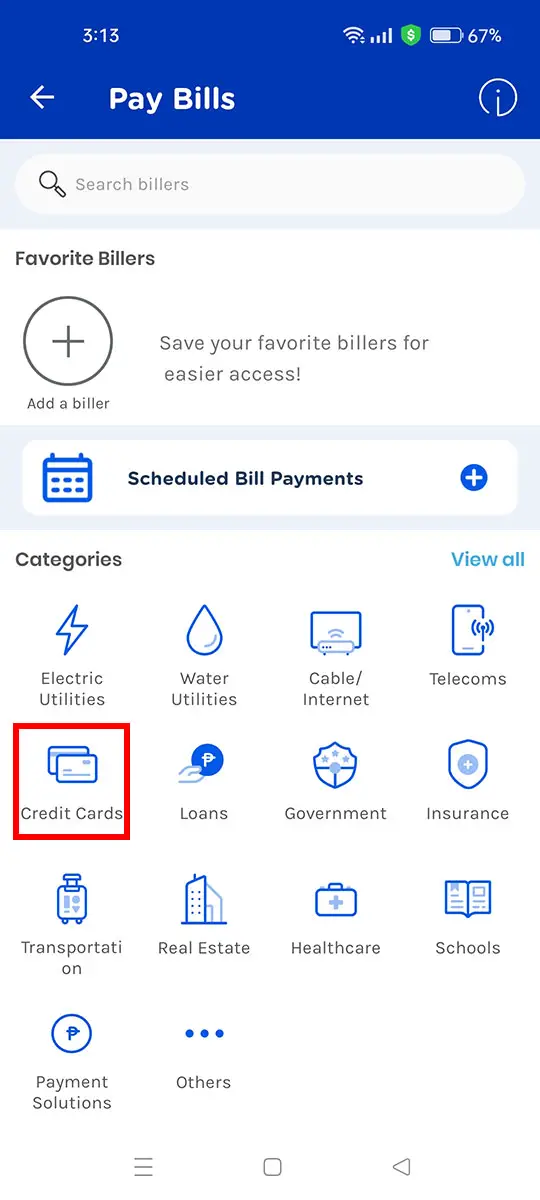 How to pay Citibank credit card via GCash