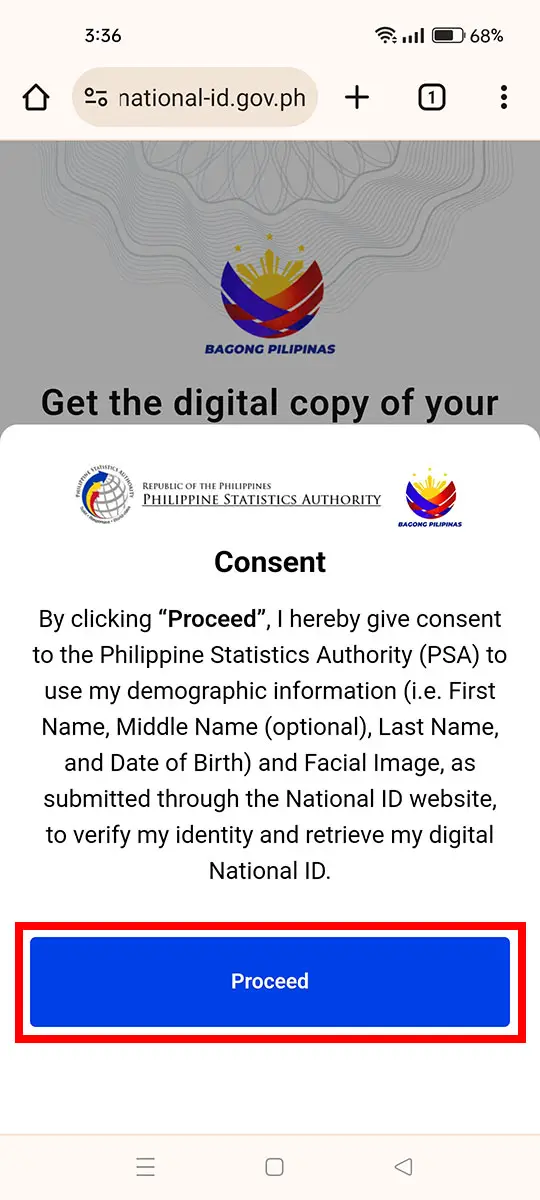National ID website