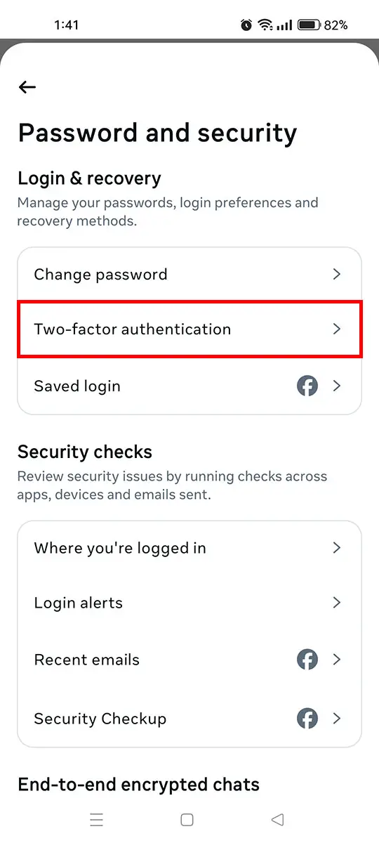 Two-factor authentication