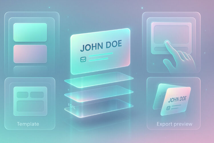 Ai System Card Template Example Best AI Business Card Generator for Stunning Designs 2025 - Tech Pilipinas