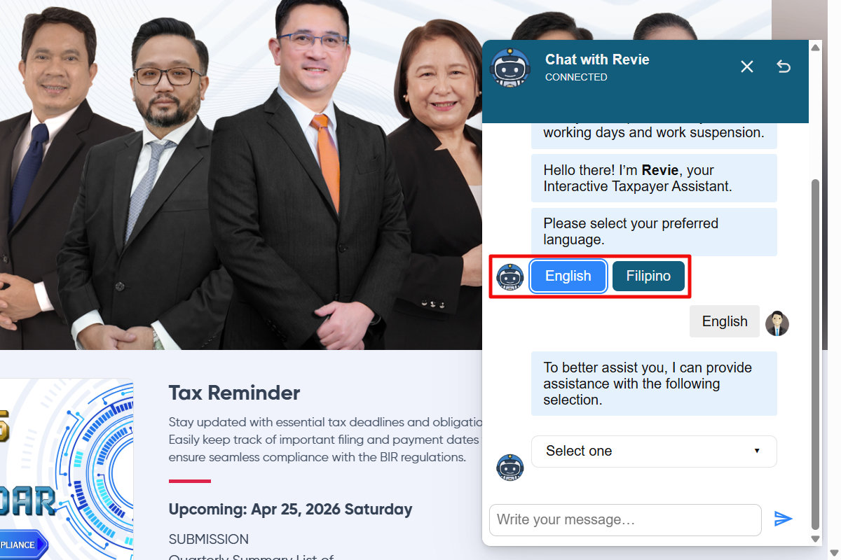 Revie chatbot