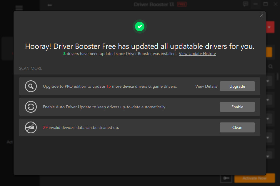Driver Booster results