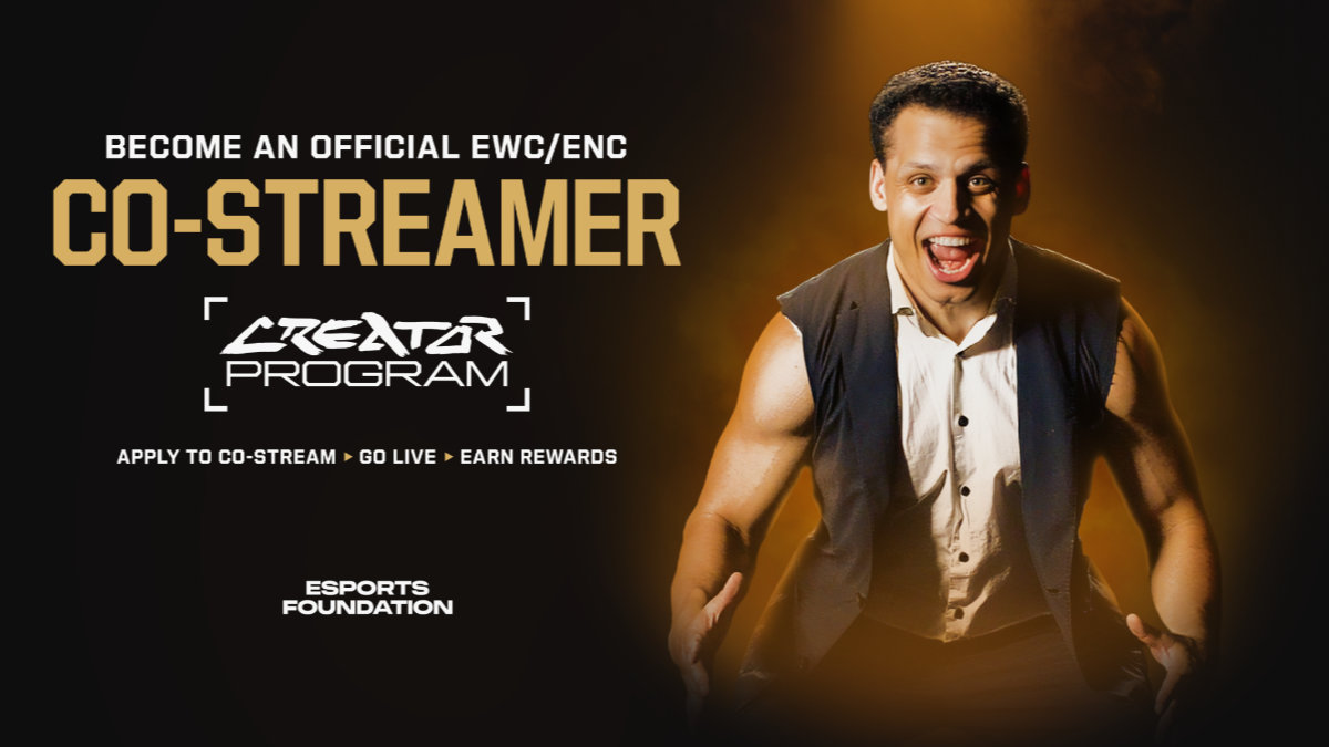 Esports Foundation opens largest co-streaming creator program for EWC 2026 and ENC 2026