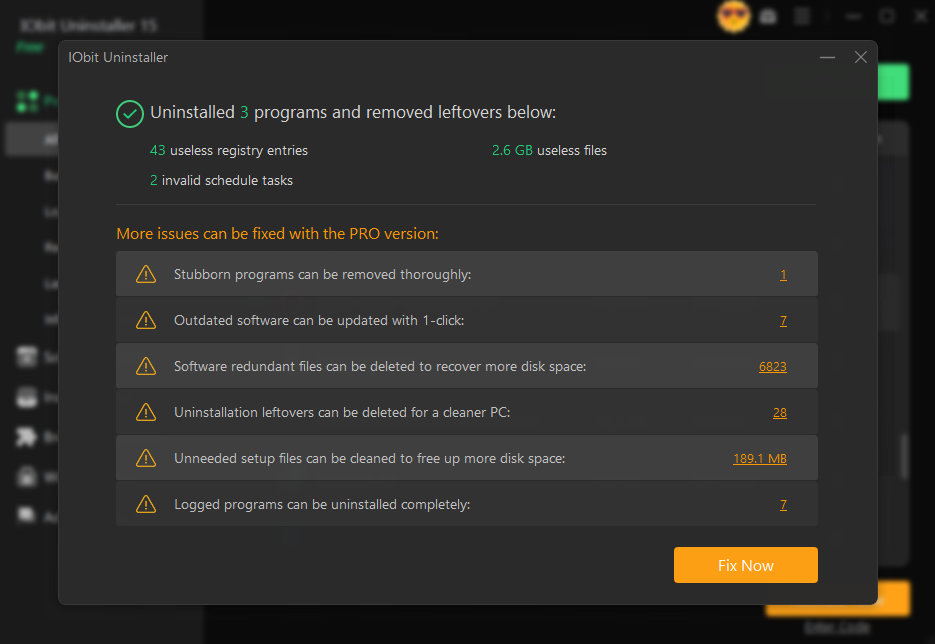 iObit Uninstaller