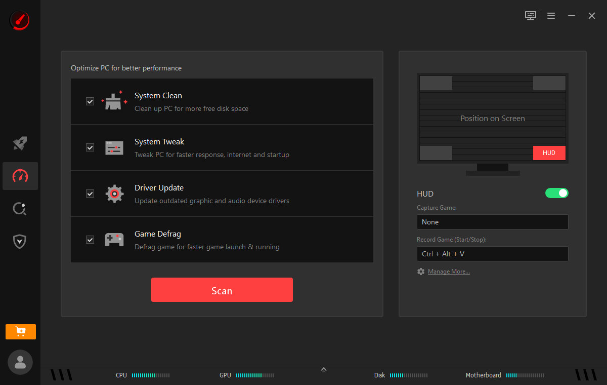 Smart Game Booster performance tools