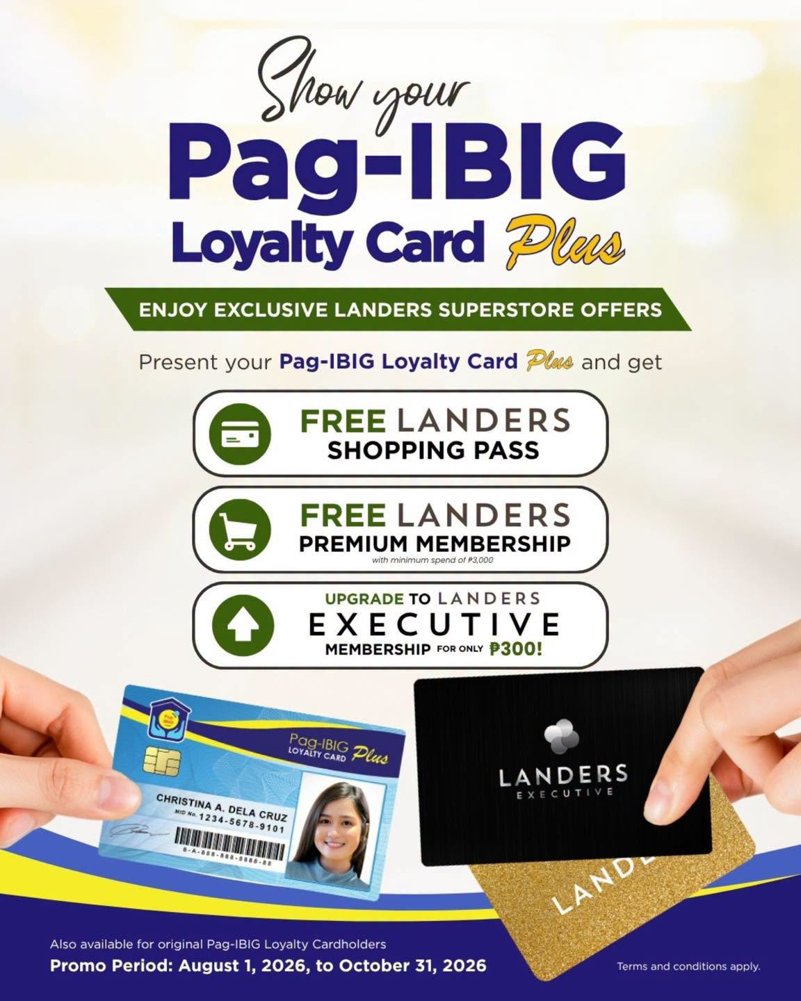 Landers Pag-IBIG Loyalty Card