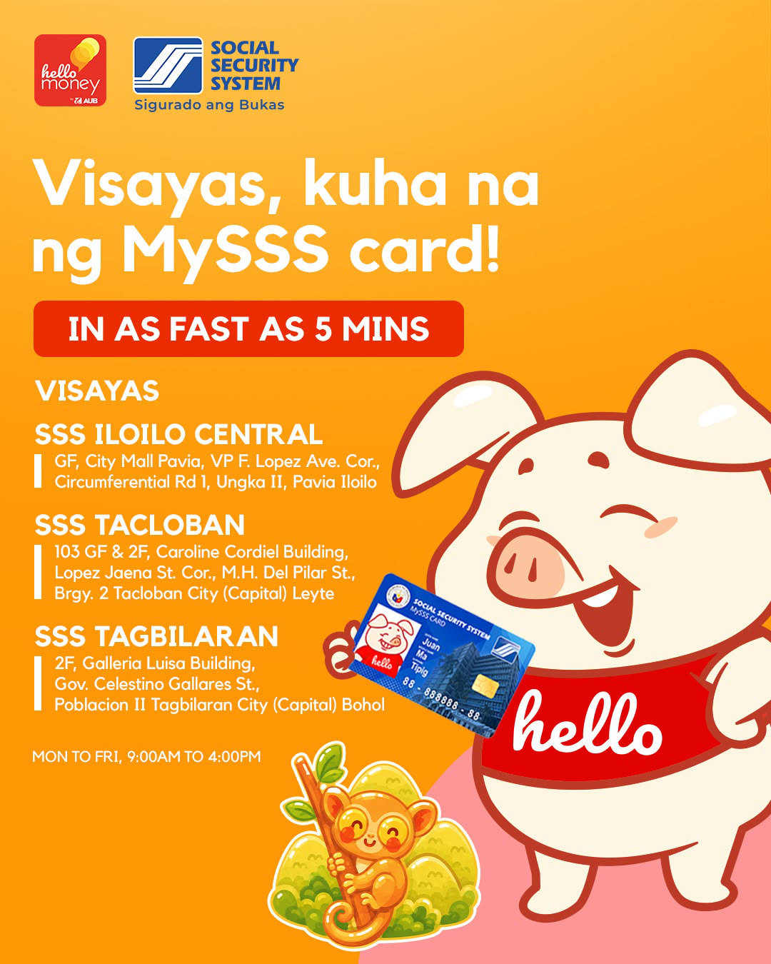 MySSS Card Issuance Kiosks