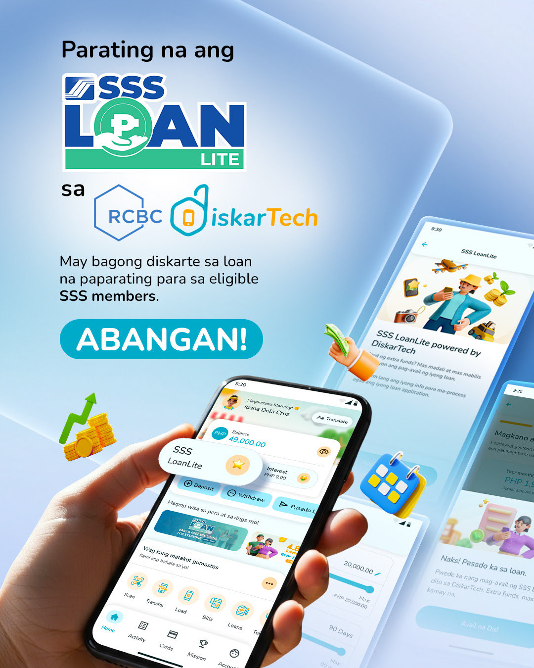 SSS LoanLite by RCBC DiskarTech